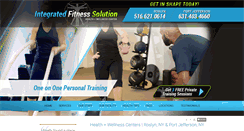 Desktop Screenshot of integratedfitnesssolution.com